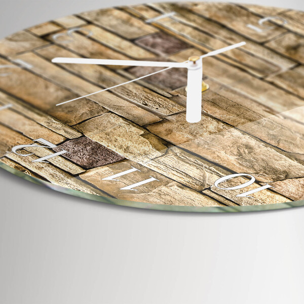 Glas wanduhr Wand
