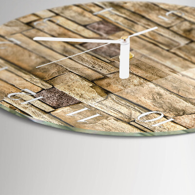 Glas wanduhr Wand