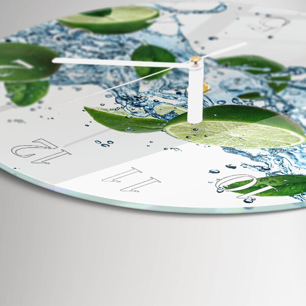Glas wanduhr Limes
