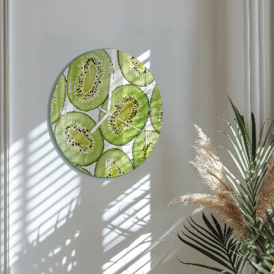 Glas wanduhr Kiwi