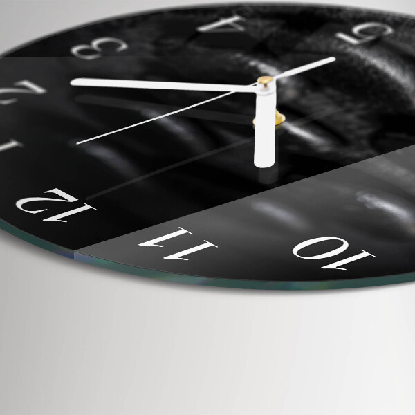 Glas wanduhr Zen-Steine