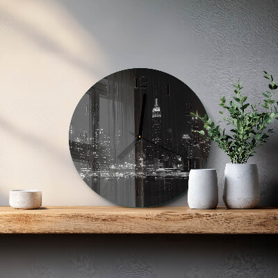 Wanduhr rund Horizont