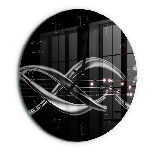 Wanduhr rund Abstraktion