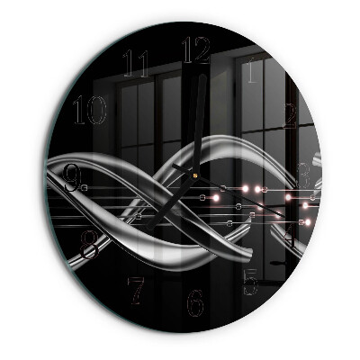 Wanduhr rund Abstraktion