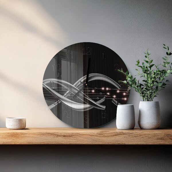 Wanduhr rund Abstraktion