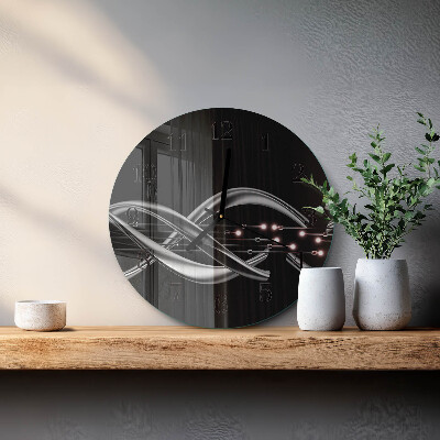 Wanduhr rund Abstraktion