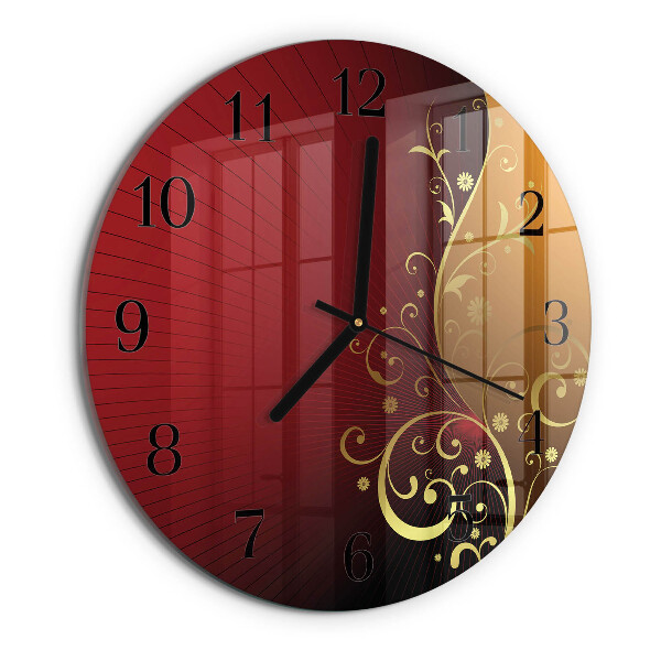 Wanduhr rund Abstraktion
