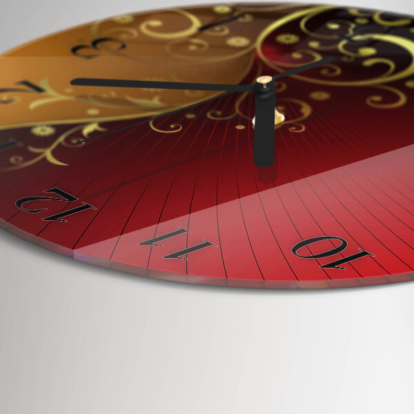 Wanduhr rund Abstraktion