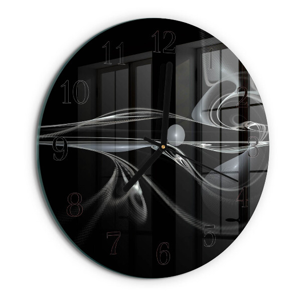 Wanduhr rund Abstraktion