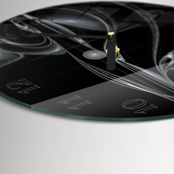 Wanduhr rund Abstraktion