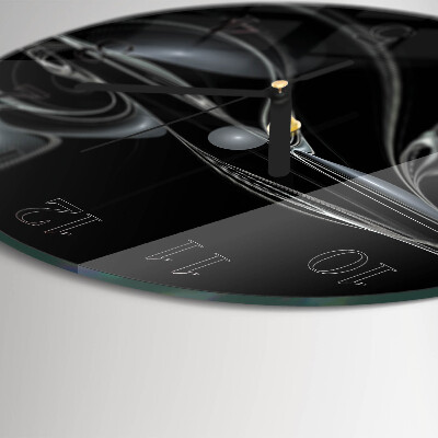 Wanduhr rund Abstraktion