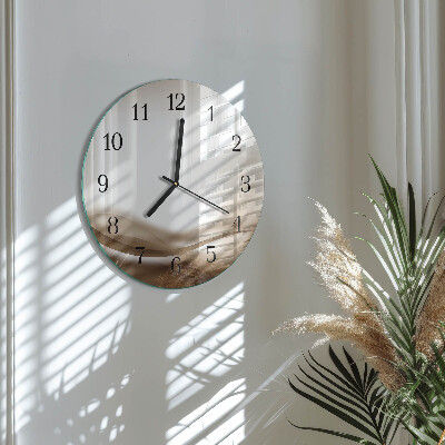 Wanduhr rund Abstrakte Linien