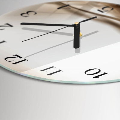 Wanduhr rund Abstrakte Linien