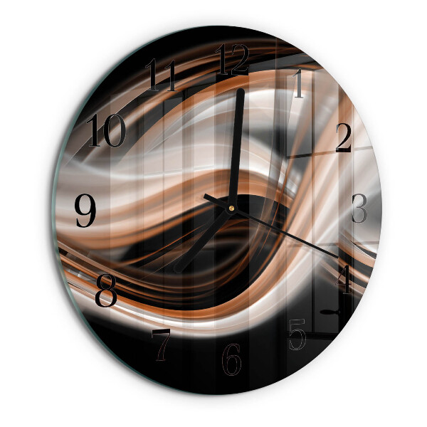 Wanduhr rund Abstrakte Kunst