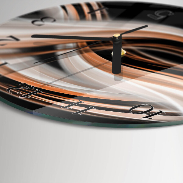Wanduhr rund Abstrakte Kunst