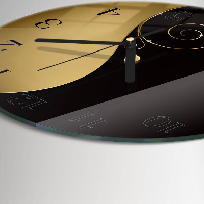 Wanduhr rund Abstrakte Kunst