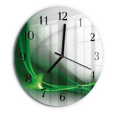 Wanduhr rund Abstrakte Linien