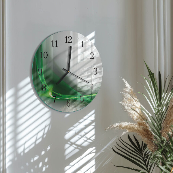 Wanduhr rund Abstrakte Linien