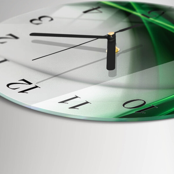Wanduhr rund Abstrakte Linien