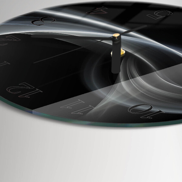 Wanduhr rund Abstrakte Linien