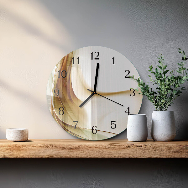 Wanduhr rund Abstraktion