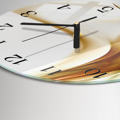 Wanduhr rund Abstraktion