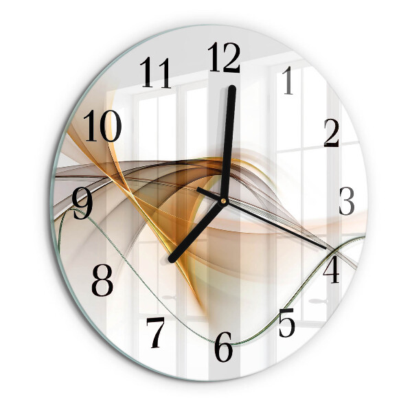 Wanduhr rund Abstraktion