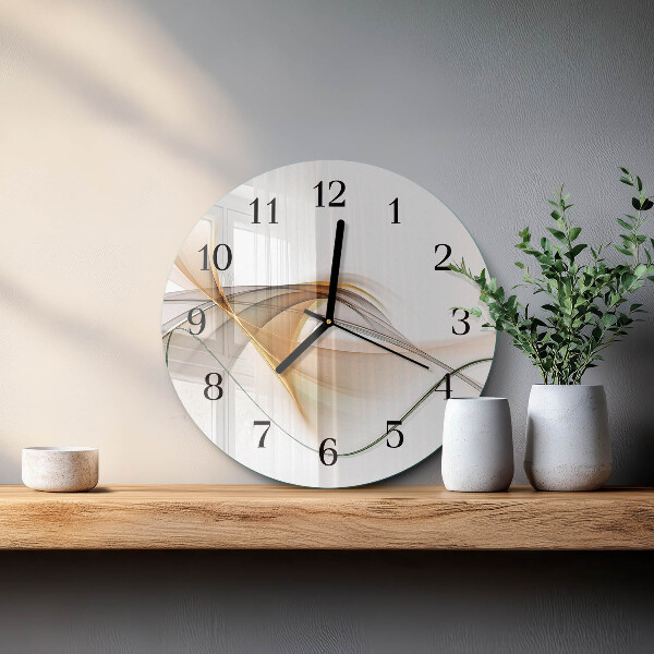 Wanduhr rund Abstraktion