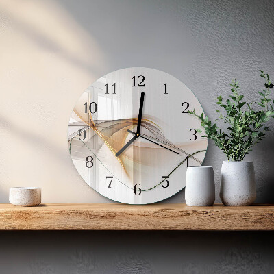 Wanduhr rund Abstraktion
