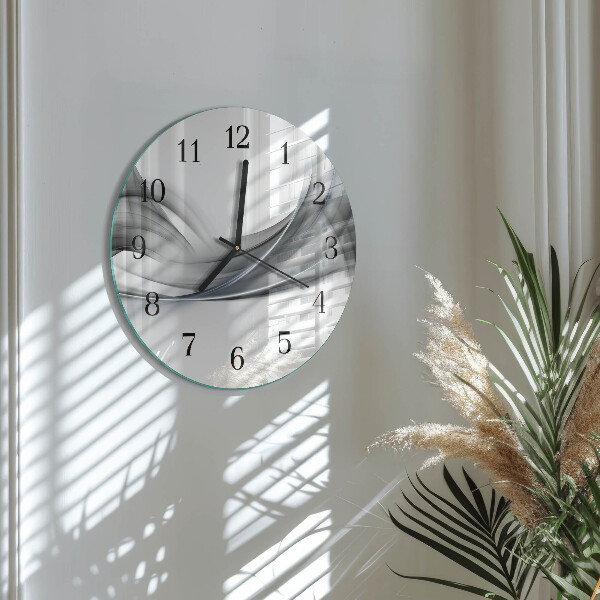 Wanduhr rund Abstraktion