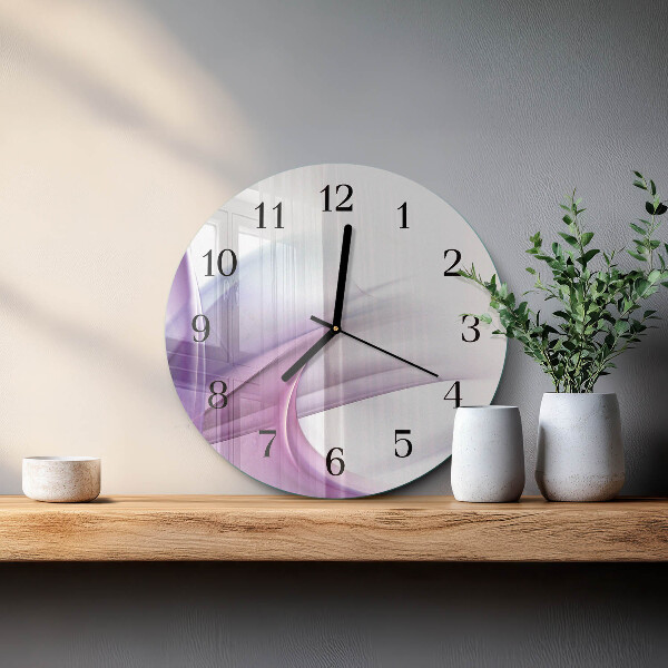 Wanduhr rund Abstraktion