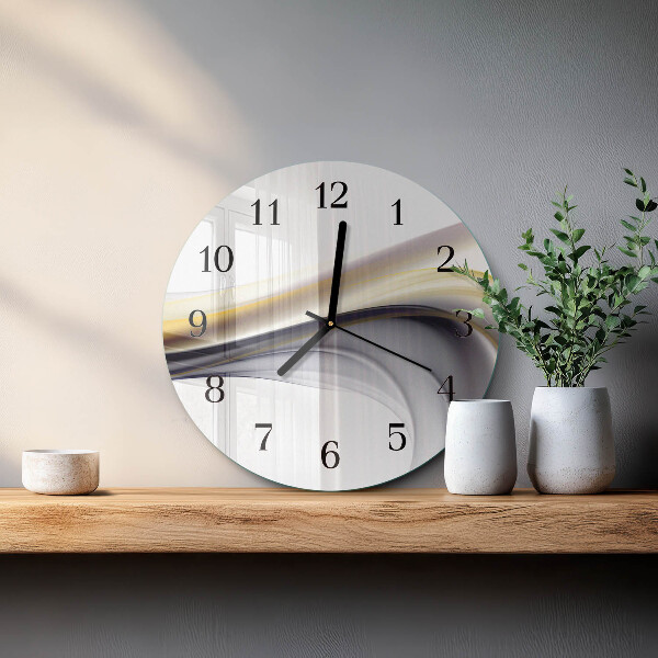 Wanduhr rund Abstraktion