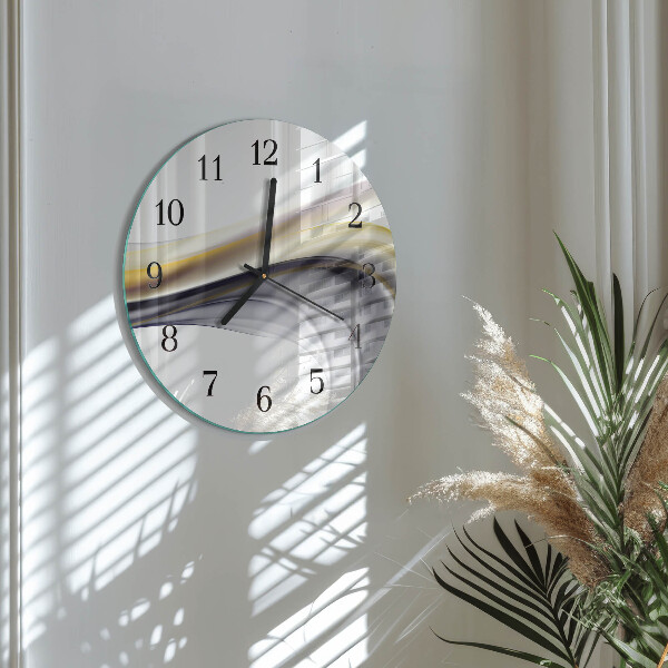 Wanduhr rund Abstraktion