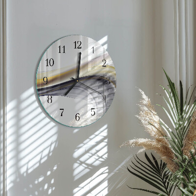 Wanduhr rund Abstraktion