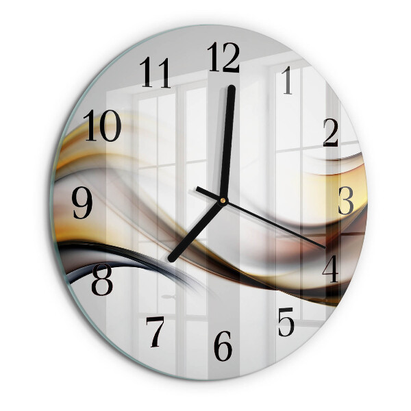Wanduhr rund Abstraktion