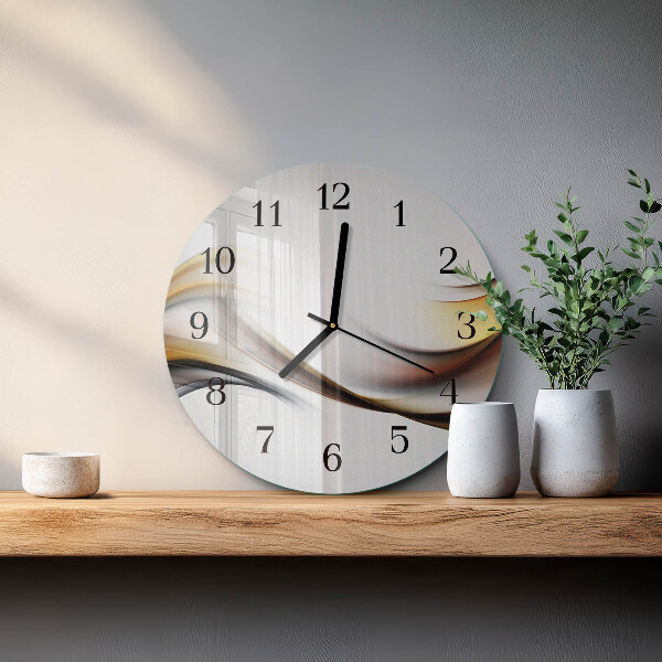 Wanduhr rund Abstraktion