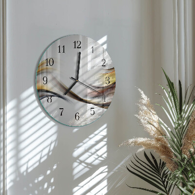 Wanduhr rund Abstraktion
