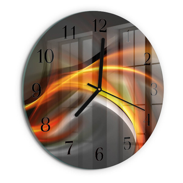 Wanduhr rund Abstraktion