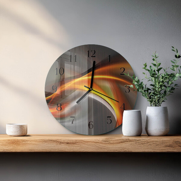 Wanduhr rund Abstraktion