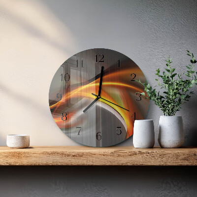 Wanduhr rund Abstraktion