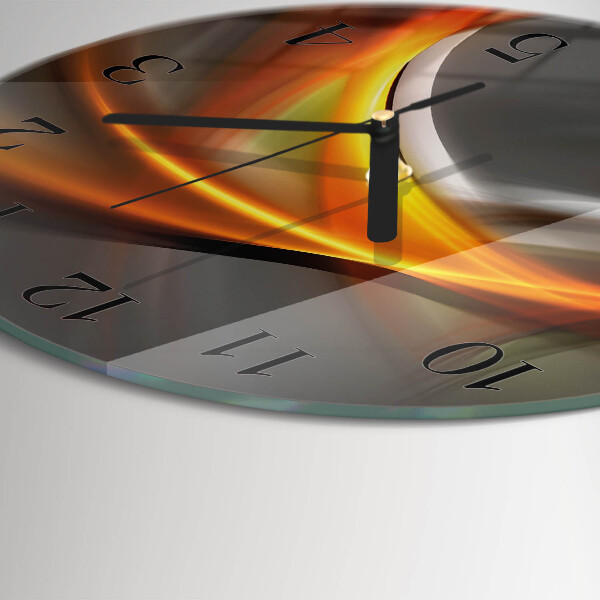 Wanduhr rund Abstraktion