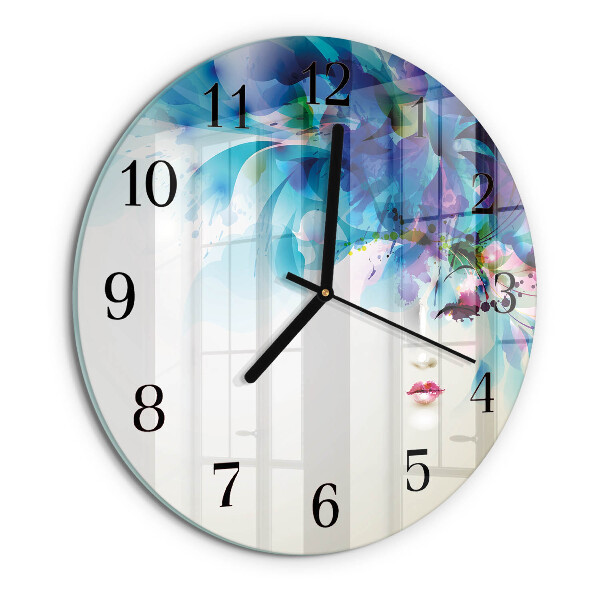 Wanduhr rund Abstraktion