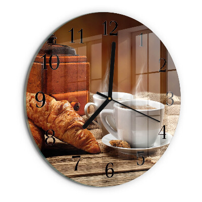 Wanduhr rund Kaffeemühle