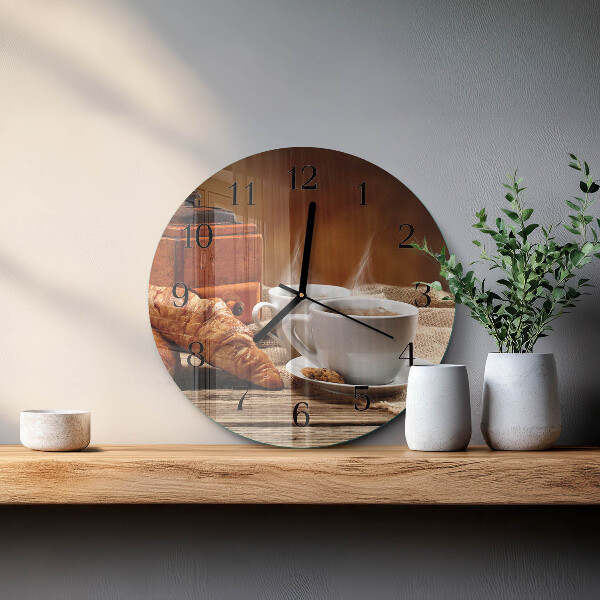 Wanduhr rund Kaffeemühle