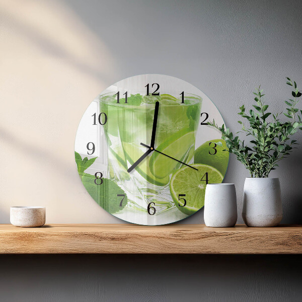 Wanduhr rund Kalziumkarbonat