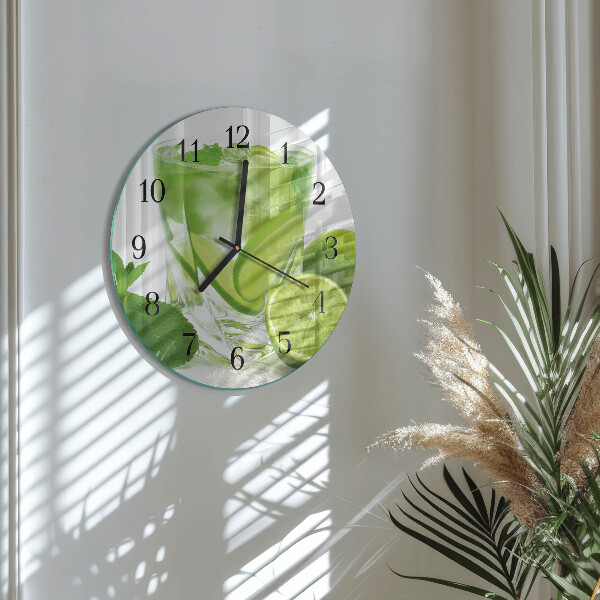 Wanduhr rund Kalziumkarbonat