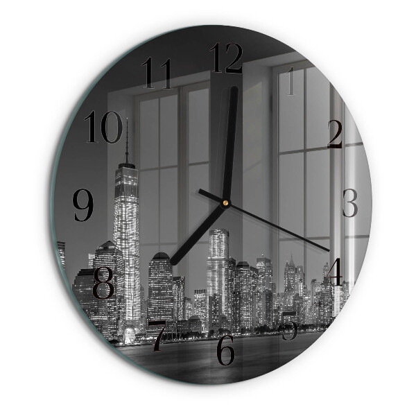 Wanduhr rund Horizont