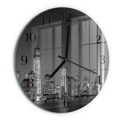 Wanduhr rund Horizont