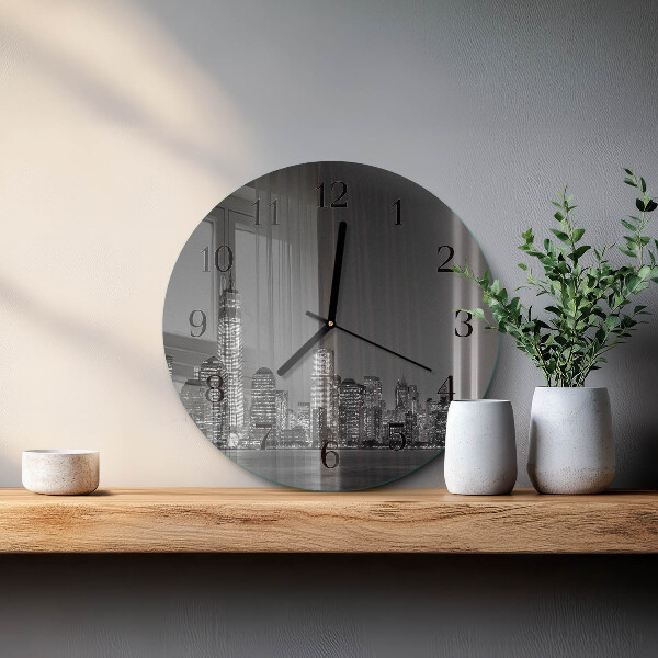 Wanduhr rund Horizont