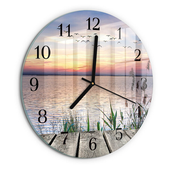 Wanduhr rund See
